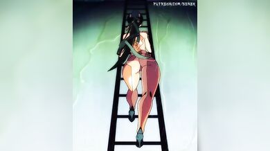 'Lustful Desires: Eve Climbing a Ladder'