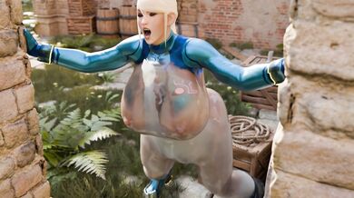 "The Sexy Bounty Hunter - Samus' Condom Suit"