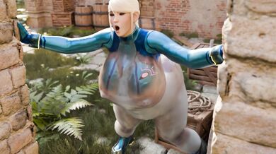 "The Sexy Bounty Hunter - Samus' Condom Suit"