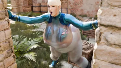 "The Sexy Bounty Hunter - Samus' Condom Suit"