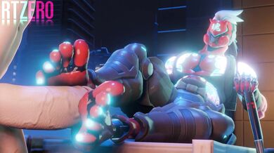 'Hentai Overwatch Genji Giving Footjob'
