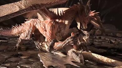 Rewritten as: "A dragon's fiery desire to mate".