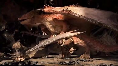 Rewritten as: "A dragon's fiery desire to mate".