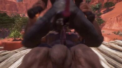 'Craving of the Wild: Breaking a Wolf's Virginity in the Forest'