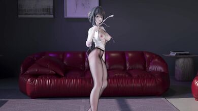 "Making Love to a Giant White Penis - Hentai Style!"