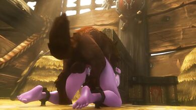 'Sexy Anime Babe Lusts For Huge Wooden Dildo'