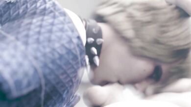 'Mistress Misty takes a passionate and deep throated blowjob from her submissive slave (disboidudelz)'