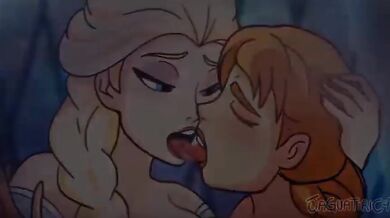 "Little Elsa and her Futa Friend"