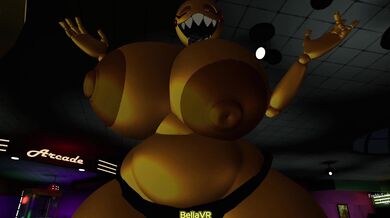 'Bouncy-boobs babe in perilous predicament, caught up high and helpless on a swinging sex toy!'