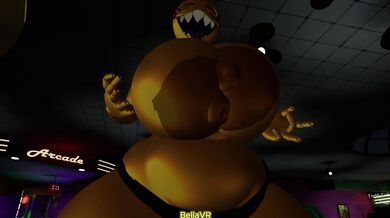 'Bouncy-boobs babe in perilous predicament, caught up high and helpless on a swinging sex toy!'