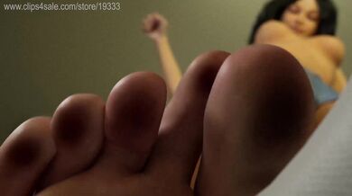 'Alice in Giantessland - Darkheart's Pet (3D Animation) - Shrinking Feet'