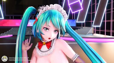 The date of release, plus the vocaloid icon Miku Hatsune.