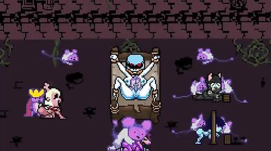 "Noelle and Maus's unbridled passion ignites as they embrace in a fiery frenzy of flesh!"