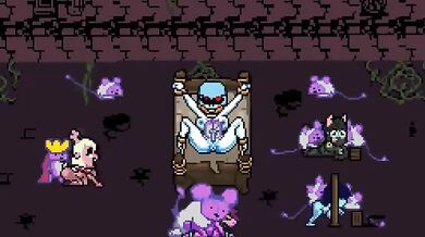 "Noelle and Maus's unbridled passion ignites as they embrace in a fiery frenzy of flesh!"