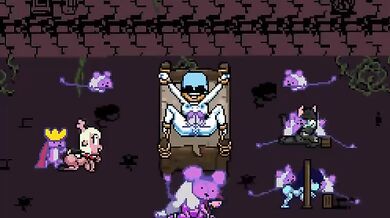 "Noelle and Maus's unbridled passion ignites as they embrace in a fiery frenzy of flesh!"