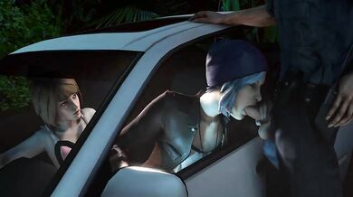 'Chloe Price gets fucked in a police car after avoiding a ticket.'
