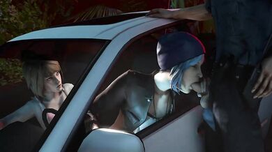 'Chloe Price gets fucked in a police car after avoiding a ticket.'