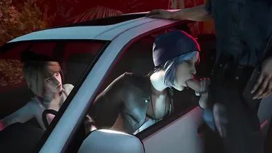 'Chloe Price gets fucked in a police car after avoiding a ticket.'
