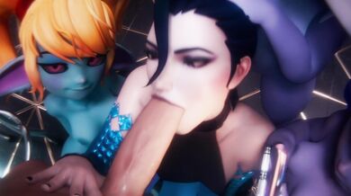 "Kaisa Gets a Blowjob from a Strange Man with a Huge Penis [Gribabos] [No WM]"