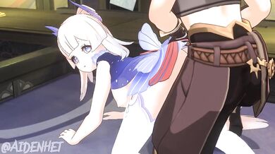 "Doggy style with Aiden and Koko in the kitchen - a Hentai Romp!"