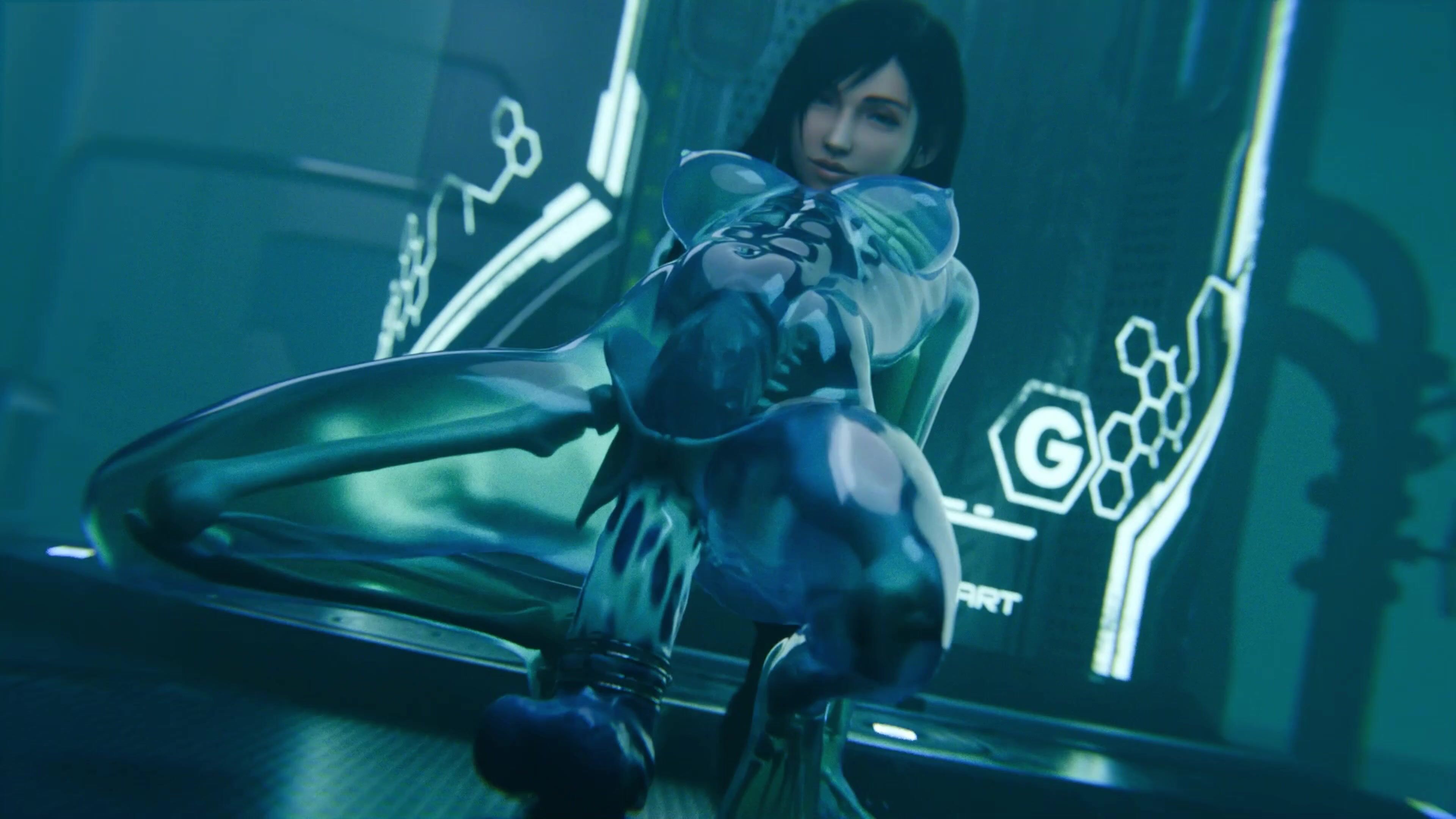 Tifa's deep throat mastery