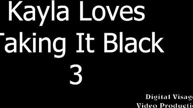 "Anal Blowout with Kayla: The Black Guy Stuffs Her Big White Ass"