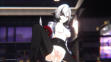 "Puppet of Lust: Arlecchino Takes an Anal Initiation!"