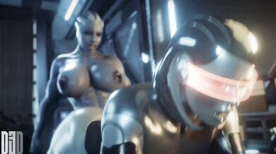 "Hentai Porn: Liara and Edi Rough Sex (Sound)"