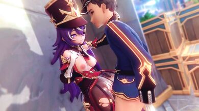 'Hiking through the Forest with Sexy Witch'