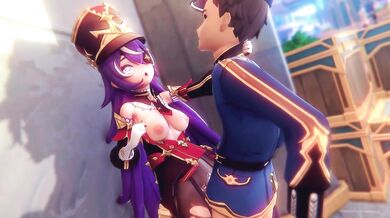 'Hiking through the Forest with Sexy Witch'