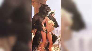 'A Hairy Beast Devouring Pharah's Egyptian Vagina'