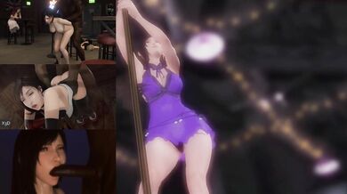 "Tifa and Lockhart: A Stage 2 Hentai Blacked Video"