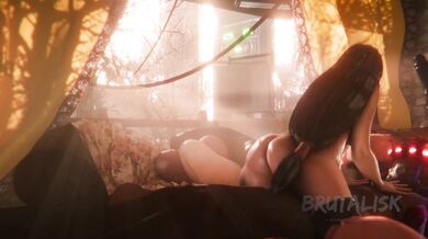 "Sexy Tifa Lockhart Makes a Brutal Prince Squirt with Her Big Princess Cock!"