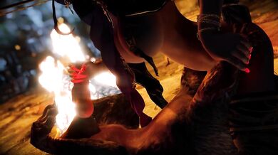 The Undead Love Affair: A Zombie Girl and Her Skeever Lover