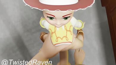 "Getting Stuffed by Jessie's Fleshlight in TwistedRavenArt's Hentai Porn Video"