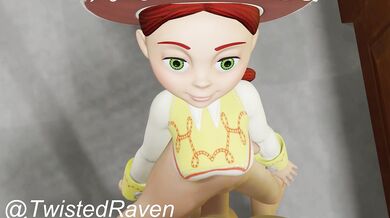 "Getting Stuffed by Jessie's Fleshlight in TwistedRavenArt's Hentai Porn Video"