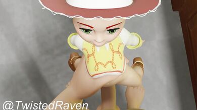 "Getting Stuffed by Jessie's Fleshlight in TwistedRavenArt's Hentai Porn Video"