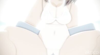 Watch as the sun sets over the ocean and two lovers indulge in a passionate encounter on the sandy shore.