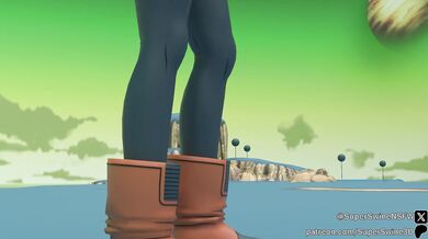 The adventure of Bulma and the Ginyu Force turns into a super swine NSFW hentai porn video.