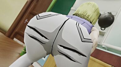 'Android 18's Booty Shakes - KISHI3D'