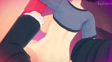 'Milf with a massive ass gets fucked in every hole by two horny men'