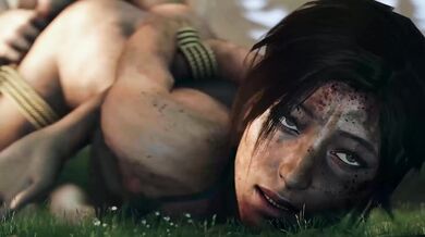 Rewritten: Lara Croft, the fierce archaeologist, has her womb violated by a group of horny men who are looking for some hot action.