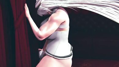 "Busty Office Boss and Cute Intern's Secret Love Affair"