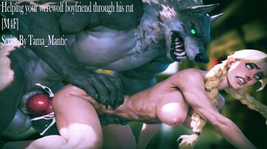 "My lover’s hairy transformation: How I help my werewolf boyfriend through his monthly rut."