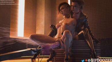 'Sexy Female Dwarf Cyberpunk Orgy in the Future: Cyberpunk 2077 Futa Edition'