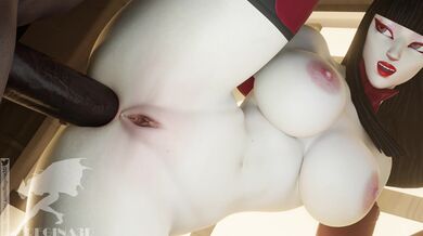 'Sexy Slut Splits her Ass Open while getting Fucked in the Butt by Regina3D'