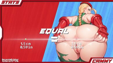 Watch Cammy and Blanka go head to head in a heated match of sexual foreplay. Who will emerge victorious in the end? Only one way to find out!