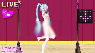 'The Fetish Artist - Miku Live Punishment - High-Def, Hardcore Raver'