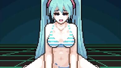 'Digital star' Pixel Miku Porn Animation^! [JamesCabello] (MagicalMysticVA Voice)