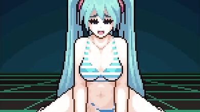 'Digital star' Pixel Miku Porn Animation^! [JamesCabello] (MagicalMysticVA Voice)